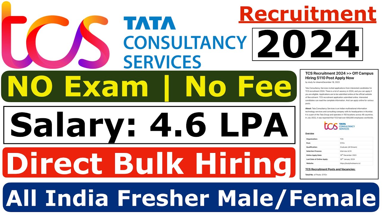 TCS Recruitment 2024