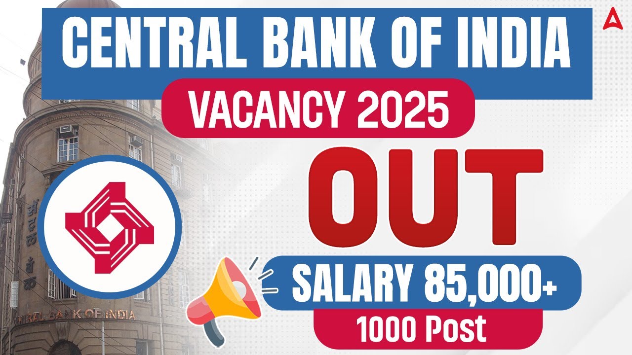 Central Bank of India Credit Officer Recruitment 2025