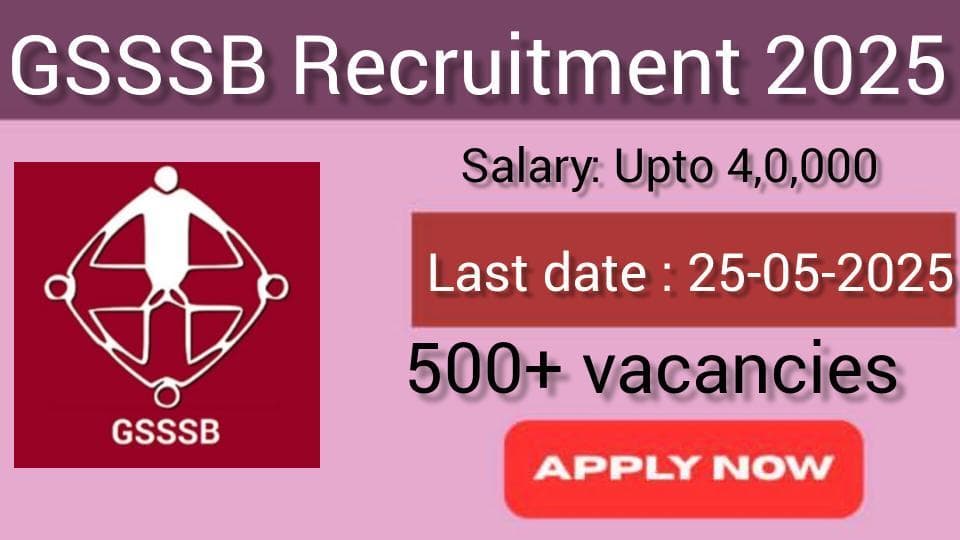 GSSSB Recruitment 2025