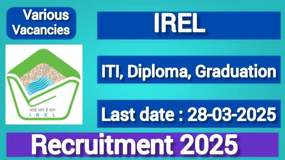 IREL Recruitment 2025