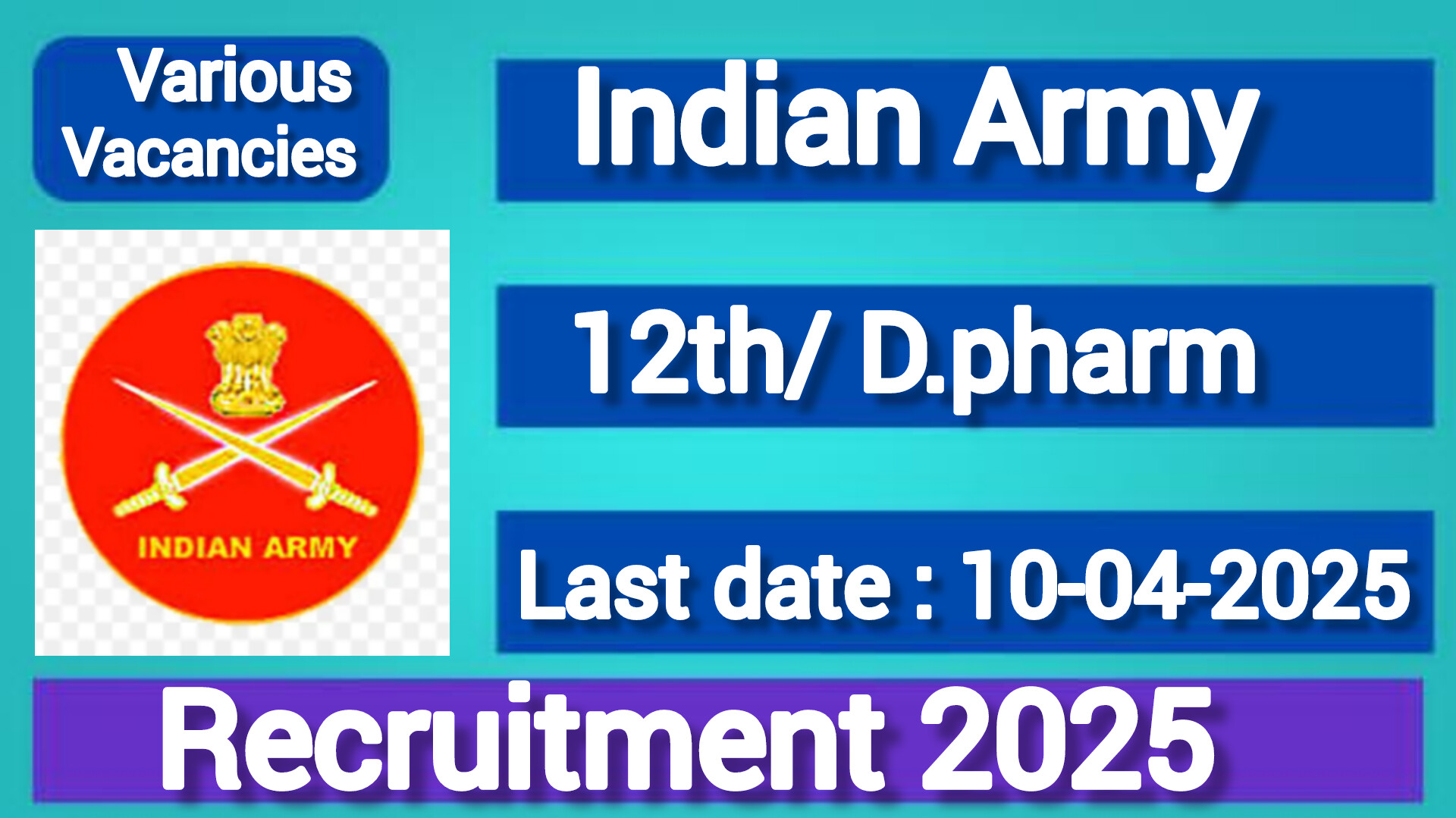 Indian Army Recruitment 2025