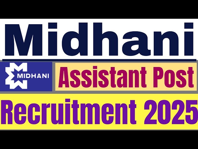 MIDHANI Recruitment 2025