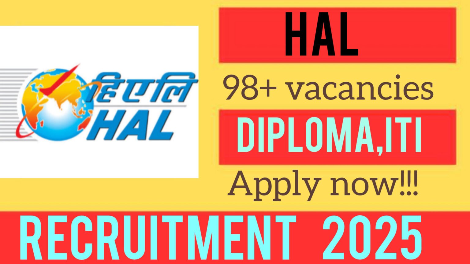 HAL Recruitment 2025 - Job Goal