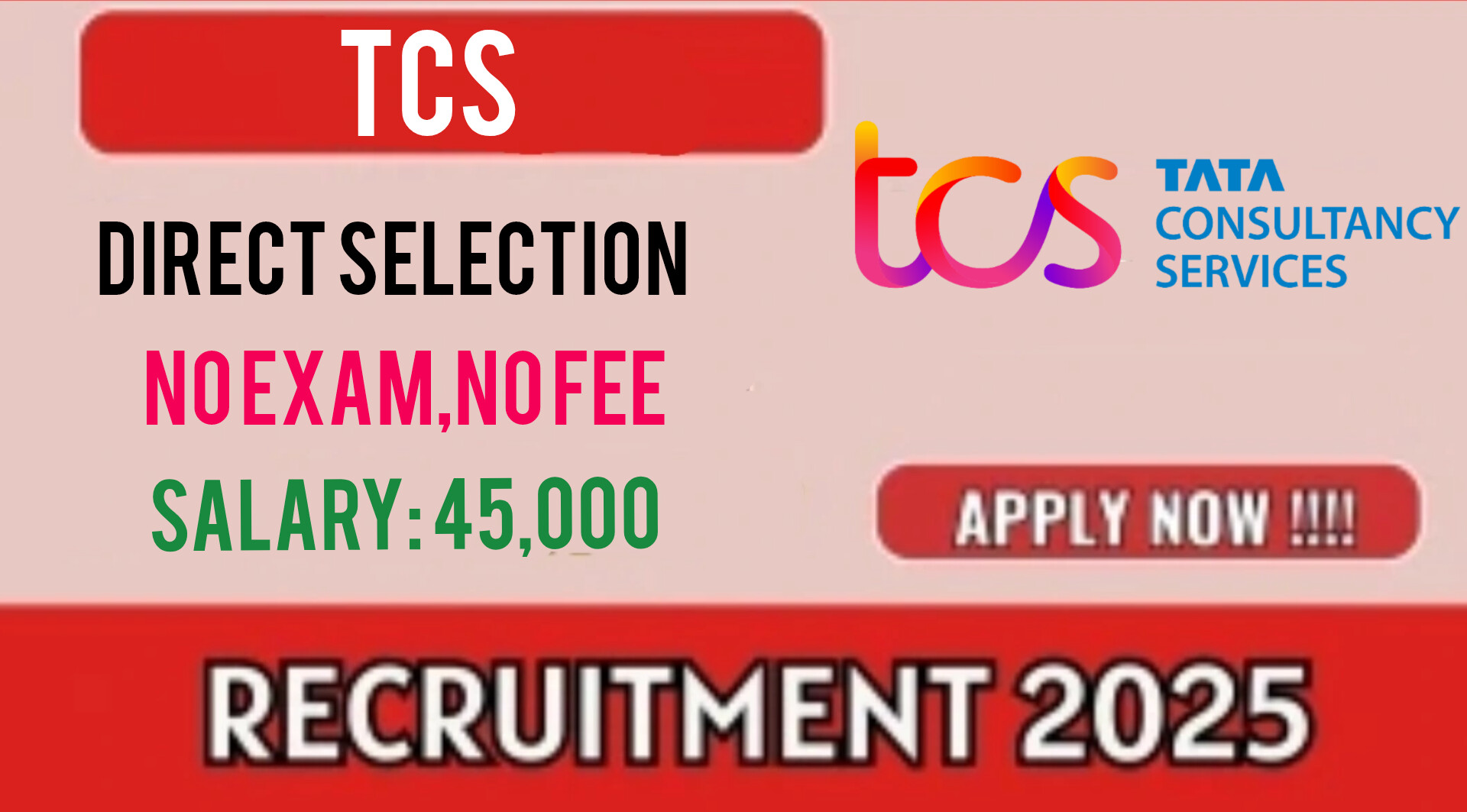 TCS Recruitment 2025