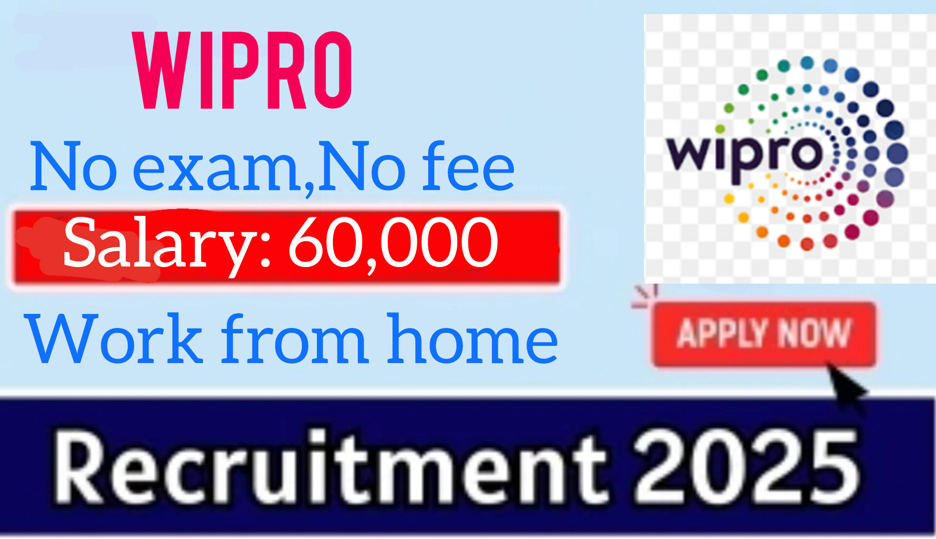 Wipro Work From Home Job 2025