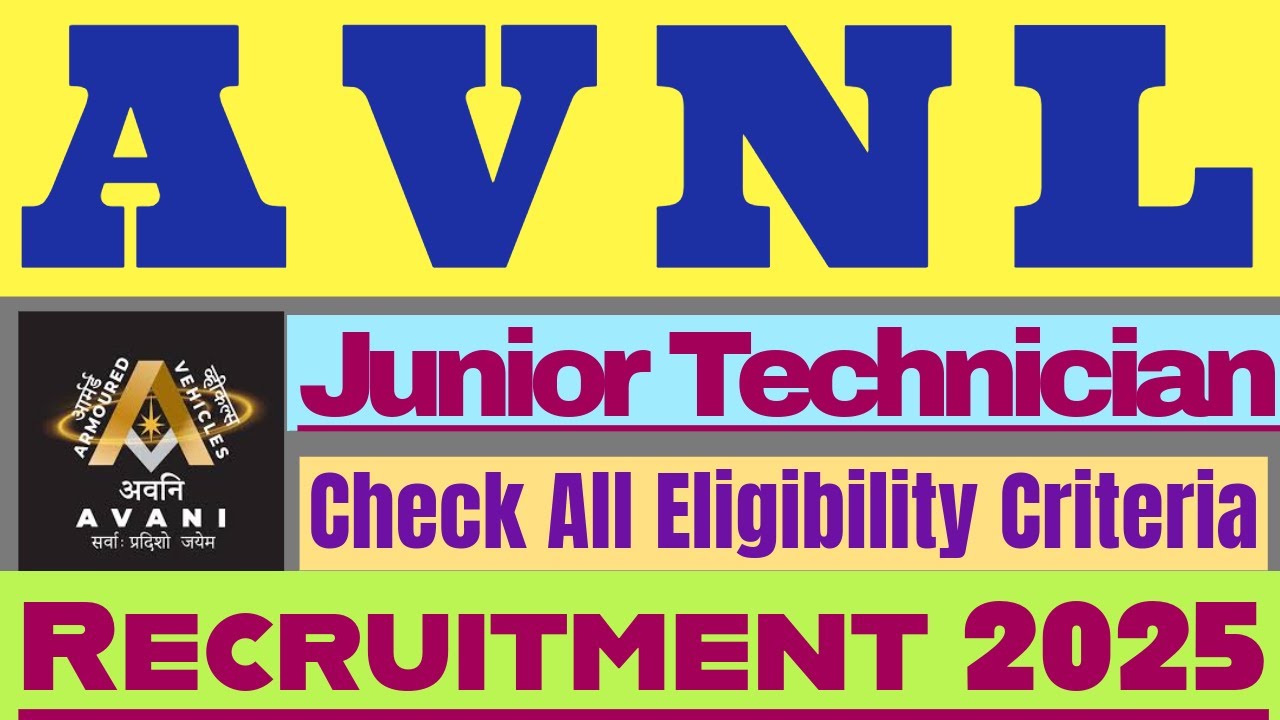Ordnance Factory Junior Technician Recruitment 2025