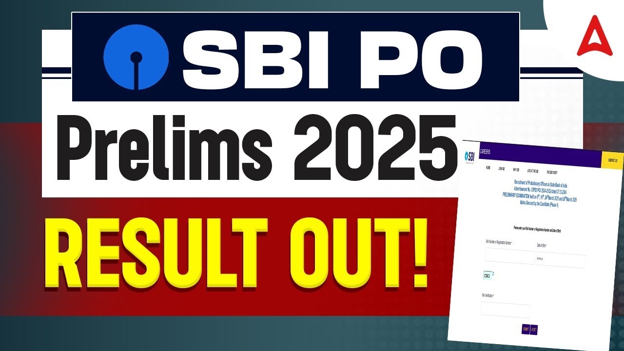 SBI PO Result 2025 Released